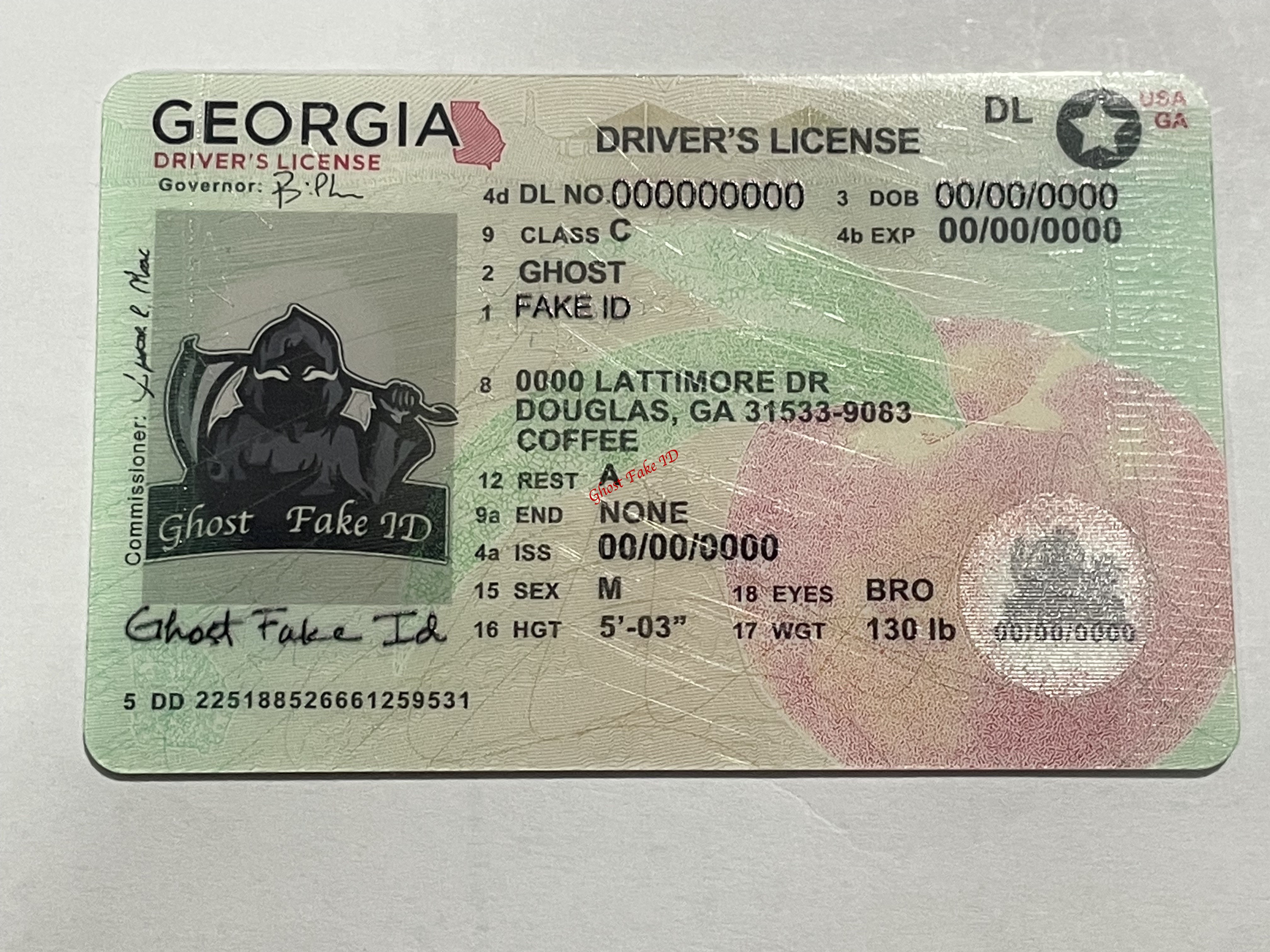 Georgia - Scanable fake id