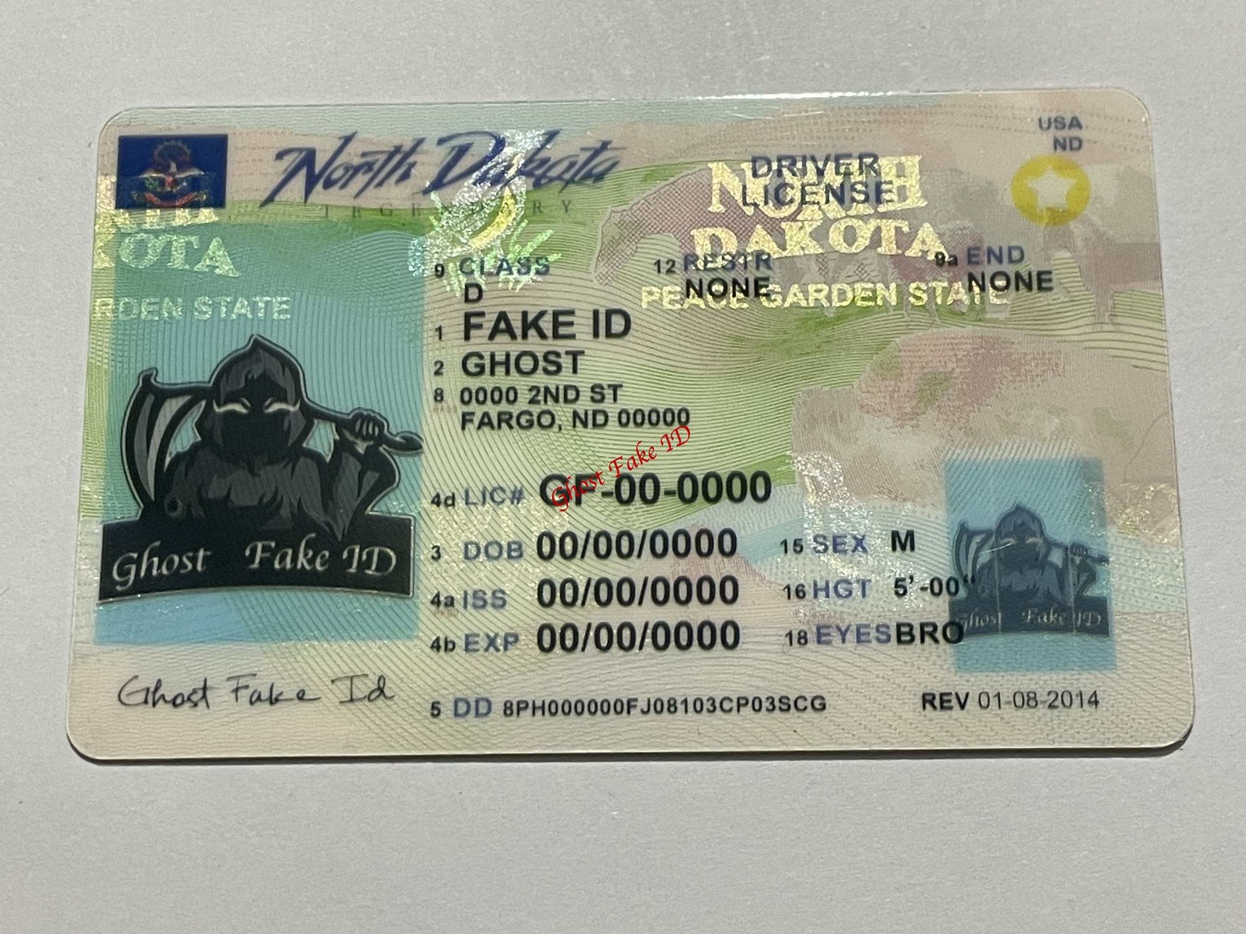 North Dakota - Scanable fake id