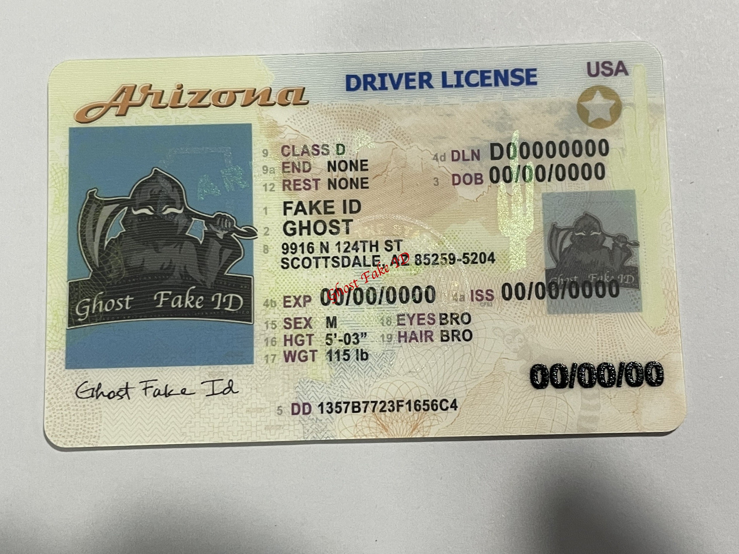 Arizona - Scanable fake id