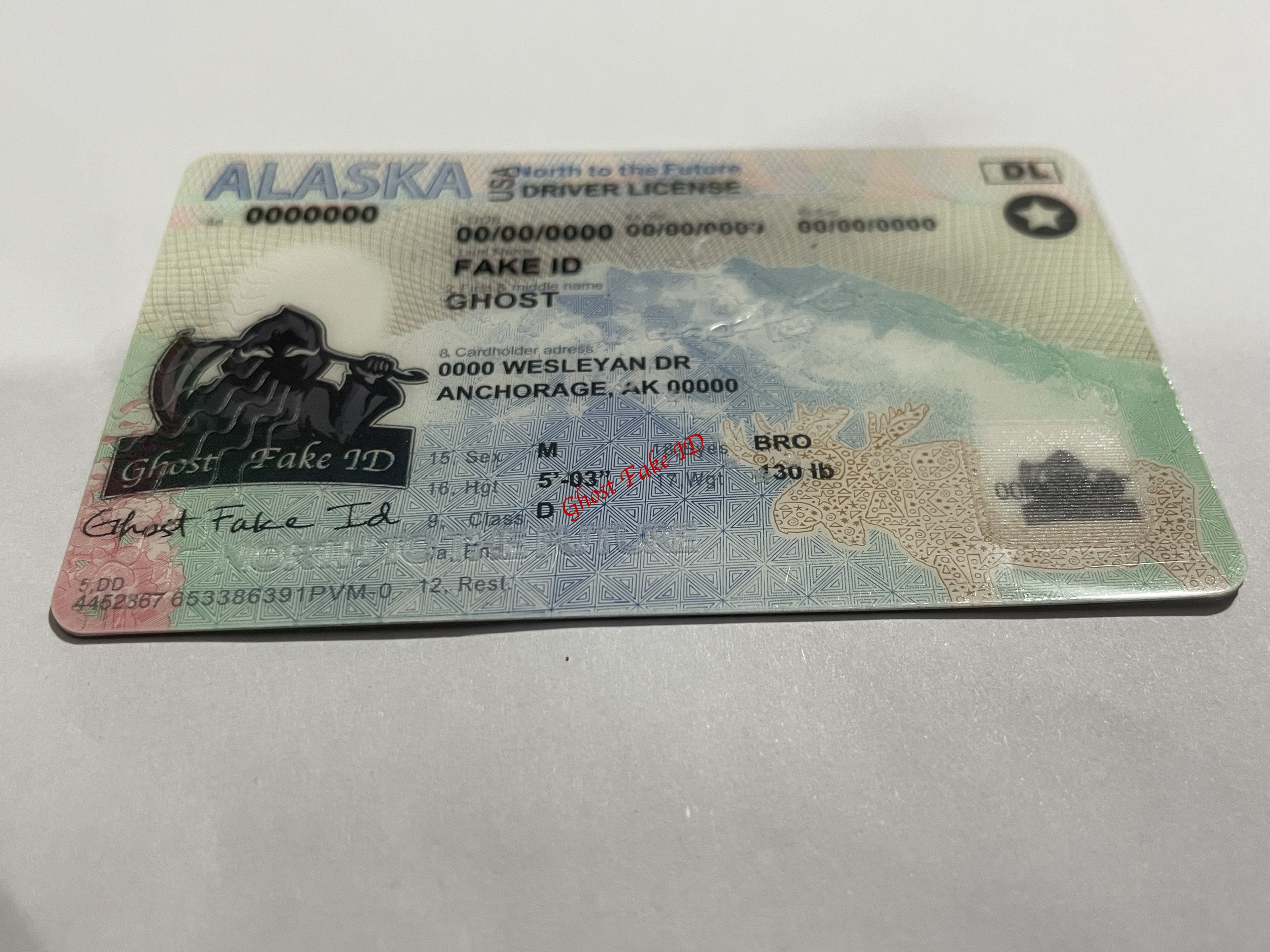 Alaska - Scanable fake id