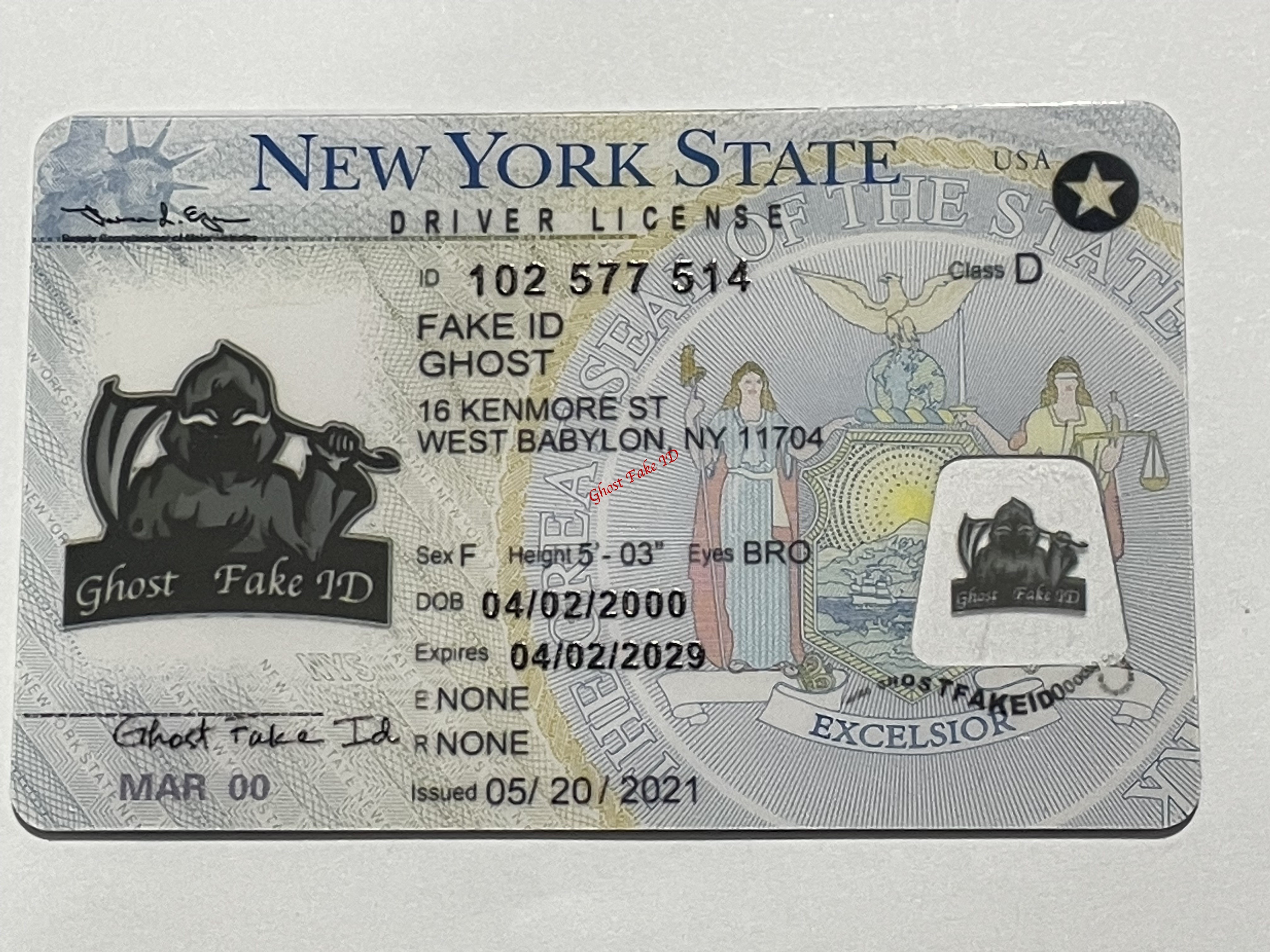 New York - Scanable fake id