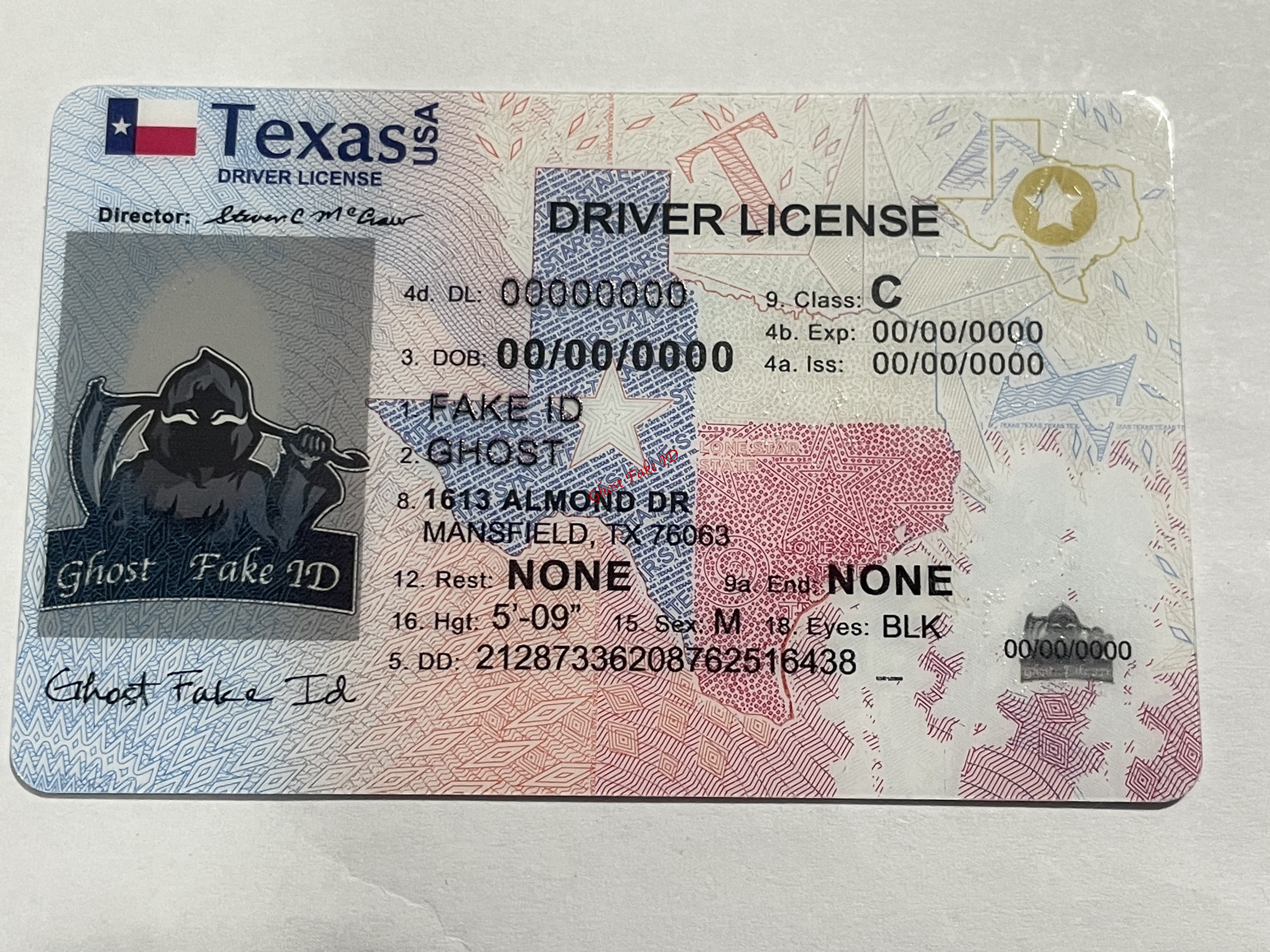 Texas - Scanable fake id