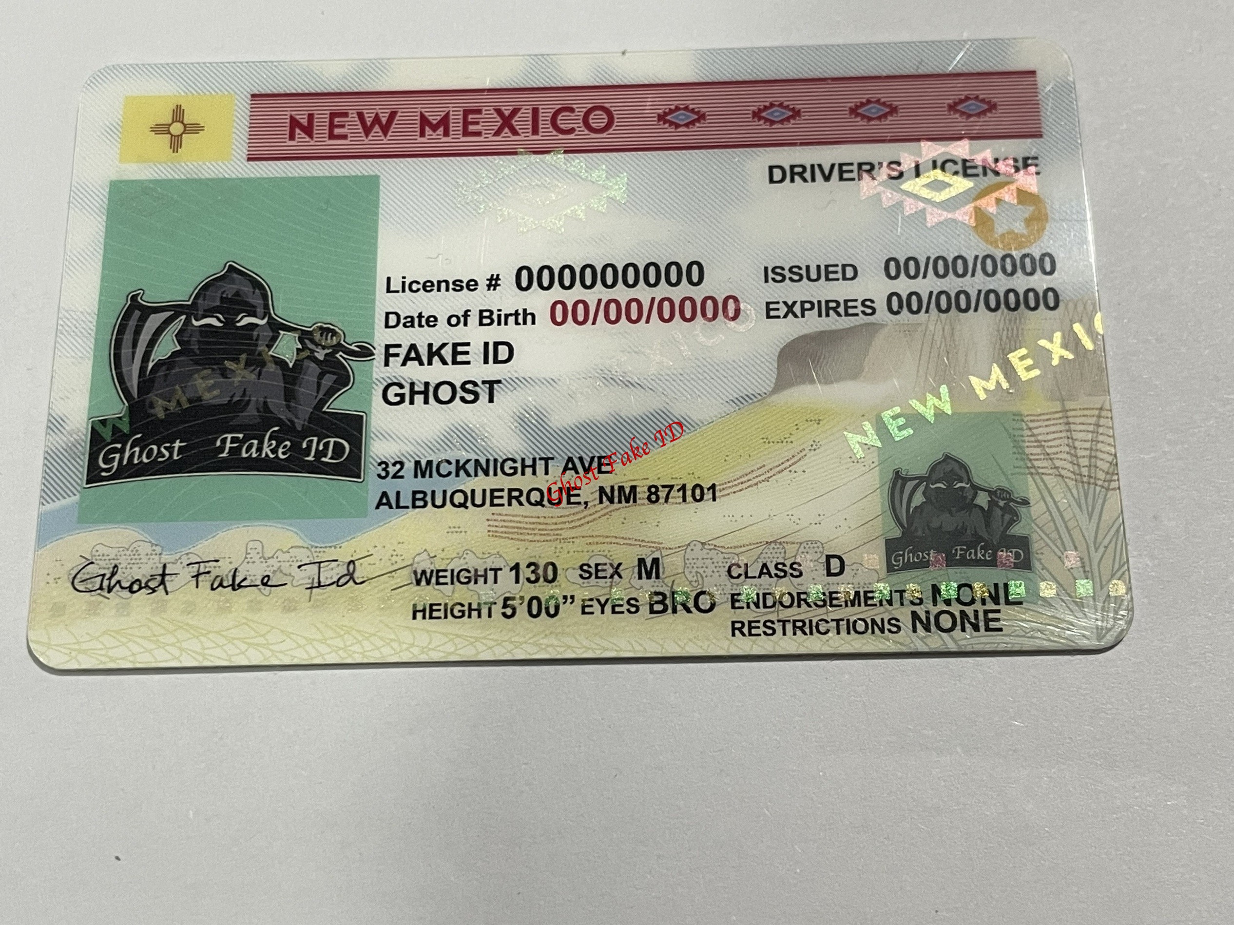 New Mexico - Scanable fake id